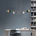 Скандинавские украшения дома подвесные светильники постмодерн креативная железная лампа индивидуальная стеклянная современная светодиодная люстра